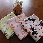 4重ガーゼハンカチ3枚セット  女の子