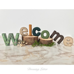 アルファベットオブジェWelcome