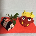 ちりめん細工・節分の飾り(3)