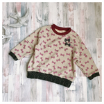 sale☆ 100/ゆるっとドルマンスリーブプルオーバー(リボンパープル)