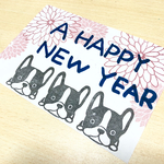 お顔だけのいぬはんこ