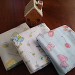 春休み限定セール!4重ガーゼハンカチ3枚セット  女の子