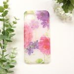 ピオニー と小花＊iPhone7 iPhone8