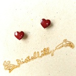 No.6744 送料込♥リトルハートピアス