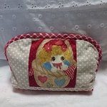 カントリー、レトロ柄の大きなポーチ👝