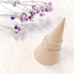 重ね付けリング  silver