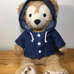 ダッフィーの着せ替え用フード付きジャケット【ブルー】
