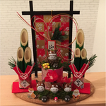 どんぐり人形門松飾り3