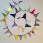 FUN FUN GARLAND 2m（for boy's room）紺