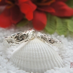 ハワイアンジュエリーペアリング(4mm&6mm・Silver)