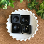 【SALE】 USA import アクリルカボション 28mm ブラック 4個