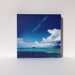 『Paradise blue』 〜沖縄の風景をあなたのお部屋に〜【25×25cm、大きいサイズのスクエア写真パネル】