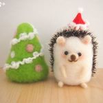 クリスマス☆ハリネズミちゃんとミニツリー