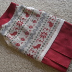 メール便無料【胴４２】いちごとうさぎ柄スカート付