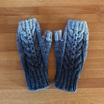 人気のブラックグラデーション☆ハンドウォーマー☆濃いめ