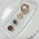 【新作】ハートパールカボションiPhoneケース