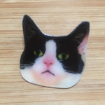 ねこのブローチ