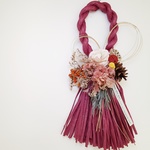 残1点　しめ縄　natural winered#004