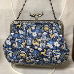 30％OFF リバティ がま口 コスメポーチ