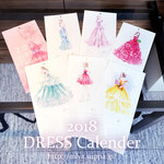 【SALE】2018年Dressカレンダー