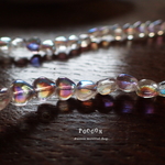 AB clear pink heart♥ チェコビーズ 20個