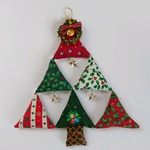 パッチワークのクリスマスツリー