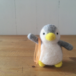 S様ご注文品  ペンギンの輪ゴムホルダー