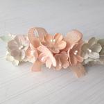 桜リボンバレッタ　pink
