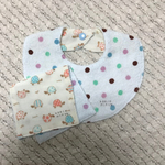 新生児 リバーシブル＊スタイ&ミニハンカチ