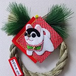 ちりめん  しめ縄飾り