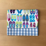 靴が並んだ 移動ポケット ブルー