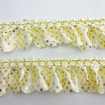 プリーツサテンリボントリムフラワー5ｃｍ×1yard