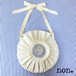 帆布のロゼット2wayバック