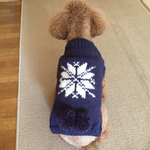 (再)♡雪柄編み込みセーター