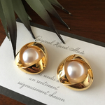 アンティークボタンピアス・イヤリング
