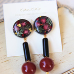 【オーダー品】レッド×ブラック　ピアス