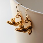 金猫のピアス