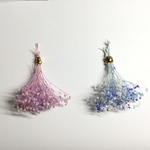 【ちゃぴ様専用】蕾かすみ草のイヤリング（1.75倍ver.)
