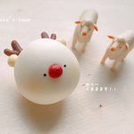 トナカイくまきちのピンバッジ