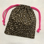 ヒョウ柄 給食袋.巾着袋