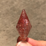 天然石  莓水晶 ストロベリークォーツ ピンクスーパーセブン  ネックレス