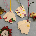 送料無料！クリスマスギフトタグ （白）6枚