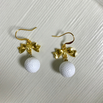 リボンゴルフピアス