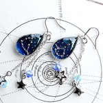 ［ご依頼品］星のしずくピアス・さそり座＆やぎ座
