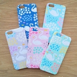 お花畑の白鳥さん＊iPhone ケース＊ 
