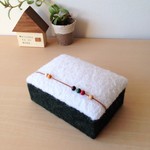  インテリアボックス　ぬくもりのHACO：マシュマロ（Sサイズ）〈小物入れ〉
