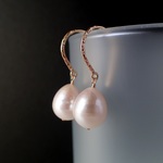 大粒パール＊ 14kgf　ピアス