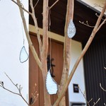 ステンドグラス「葉っぱの形の☆オーナメント」
