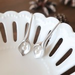 【送料無料】◆ピアス～Lily&pearl(Silver )
