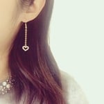 キラキラ✨ハートが揺れるピアス/イヤリング♡